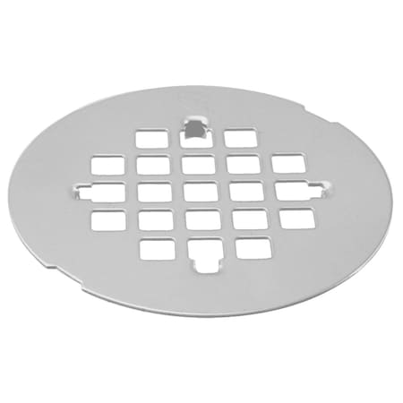 Westbrass Casper No. 129 4-1/4" Snap-in Shower Strainer in Powdercoated White D319-50
